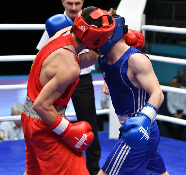 Orenburg Russie Mai 2017 Année Les Boxeurs Garçons Participent Championnat — Photo