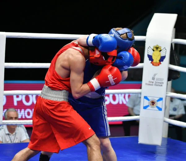 Orenburg Russia Maggio 2017 Anno Ragazzi Pugili Gareggiano Nel Campionato — Foto Stock