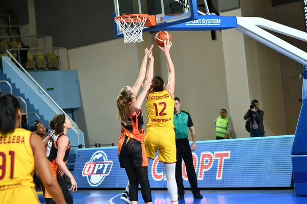 Orenburg Russia November 2019 Girls Play Basketball Russian Championship Match — Stock Photo, Image