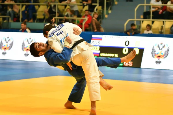 Orenburg Federacja Rosyjska Maja Roku 2018 Chłopcy Konkurować Judo Dla — Zdjęcie stockowe