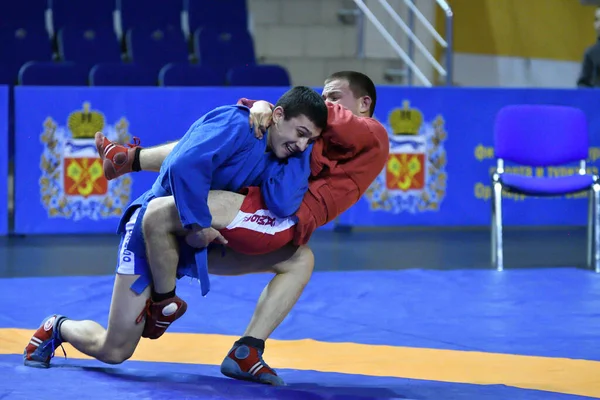 Orenburg Rússia Outubro 2019 Competições Meninos Autodefesa Sem Armas Campeonato — Fotografia de Stock