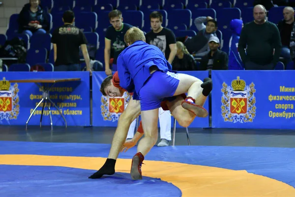 Orenburg Rússia Outubro 2019 Competições Meninos Autodefesa Sem Armas Campeonato — Fotografia de Stock