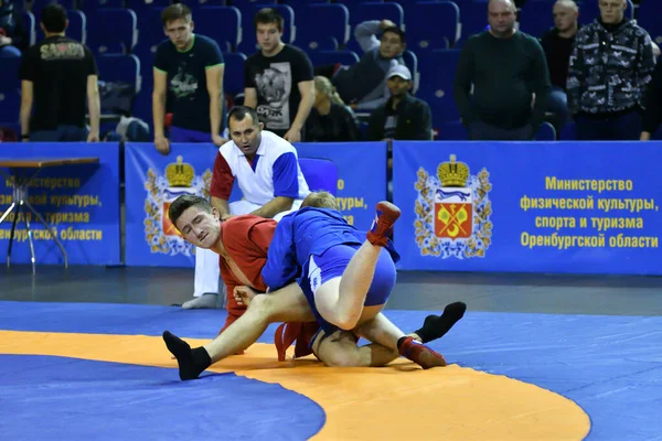 Orenburg Rússia Outubro 2019 Competições Meninos Autodefesa Sem Armas Campeonato — Fotografia de Stock