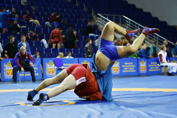 Orenburg Rusland Oktober 2019 Jongens Competities Zelfverdediging Zonder Wapens Het — Stockfoto