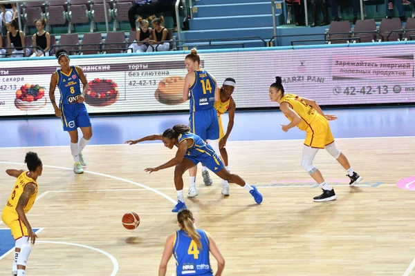 Orenburg Russie Octobre 2019 Les Filles Jouent Basket Ball Euroleague — Photo