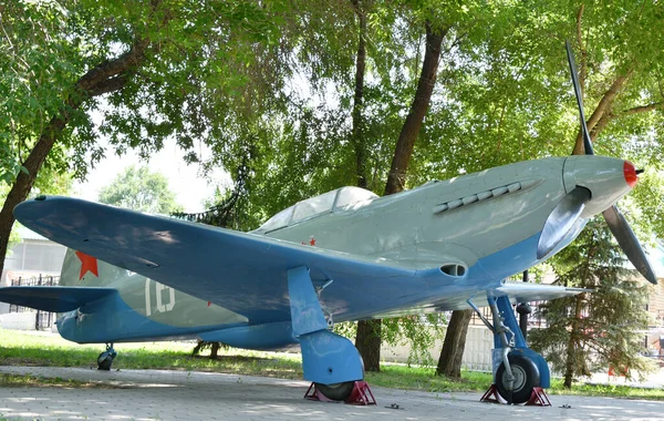 Detalles Avión Combate Militar Que Fue Utilizado Durante Segunda Guerra —  Fotos de Stock