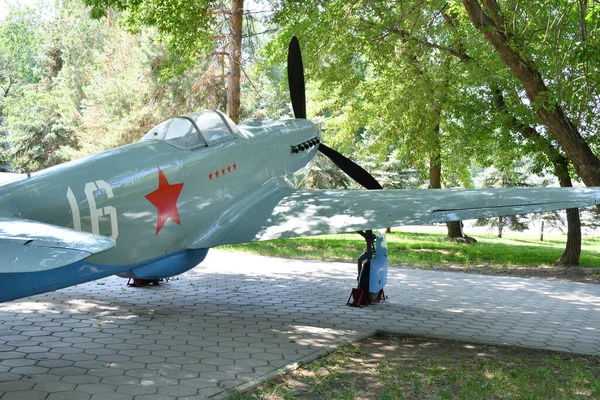 Detalles Avión Combate Militar Que Fue Utilizado Durante Segunda Guerra —  Fotos de Stock