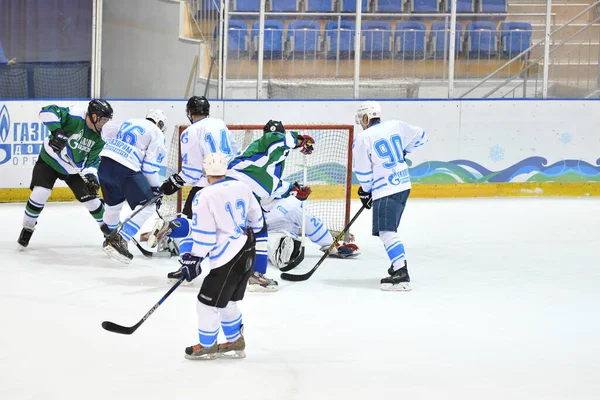 Orenburg Russia Aprile 2017 Anno Gli Uomini Giocano Hockey Ghiaccio — Foto Stock