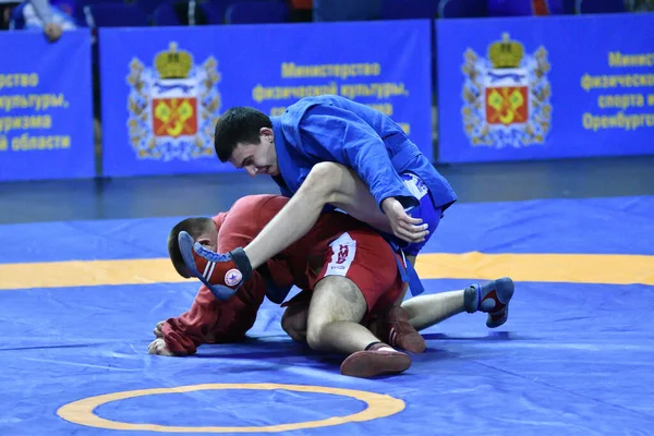 Orenburg Rússia Outubro 2019 Competições Meninos Autodefesa Sem Armas Campeonato — Fotografia de Stock