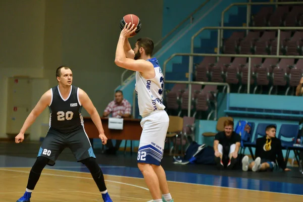 Оренбург Россия Июня 2019 Года Мужчины Играют Баскетбол Межрегиональном Финале — стоковое фото