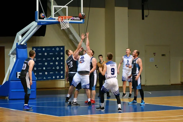 2018 Orenburg Russia June 2019 Men Play Basketball Interregional Finals — 스톡 사진