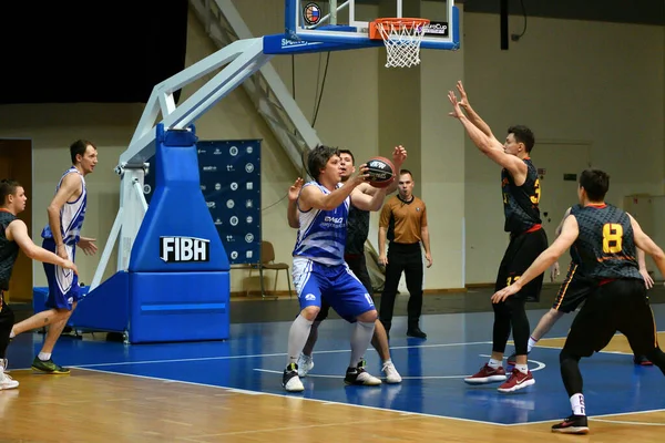 Orenburg Russland Juni 2019 Jahr Männer Spielen Basketball Bei Den — Stockfoto