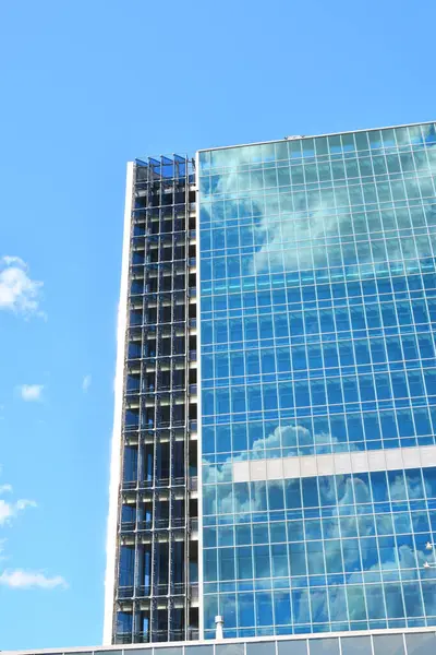 Elements Facade City Building Built Glass Concrete — Photo