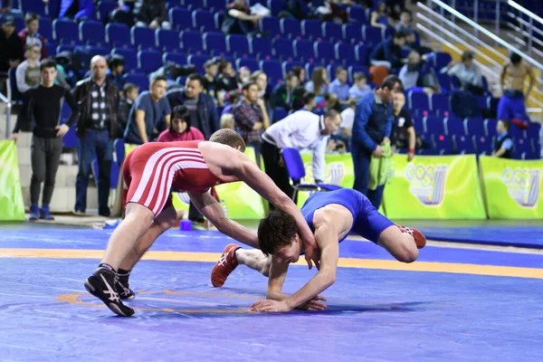 Orenburg Russland März 2017 Junge Treten Bei Der Föderalen Bezirksmeisterschaft — Stockfoto