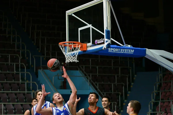 Orenburg Rusko Června 2019 Rok Muži Hrají Basketbal Meziregionálním Finále — Stock fotografie