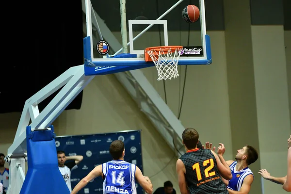 Orenburg Rússia Junho 2019 Ano Homens Jogam Basquete Nas Finais — Fotografia de Stock