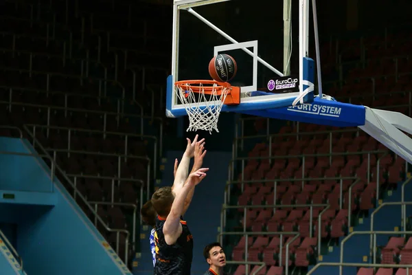 Orenburg Rusland Juni 2019 Jaar Mannen Spelen Basketbal Interregionale Finale — Stockfoto