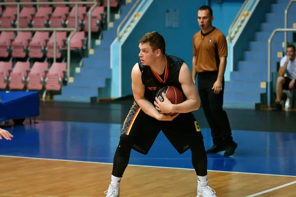 Orenburg Ryssland Juni 2019 Män Spelar Basket Interregionala Finalen Amatörbasketligan — Stockfoto