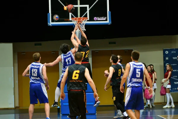 Orenburg Russland Juni 2019 Jahr Männer Spielen Basketball Bei Den — Stockfoto