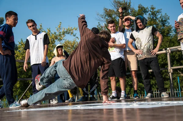 Kunstenaar breakdance, — Stockfoto