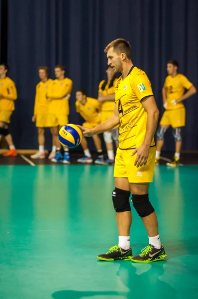 The game of volleyball — Stock Photo, Image