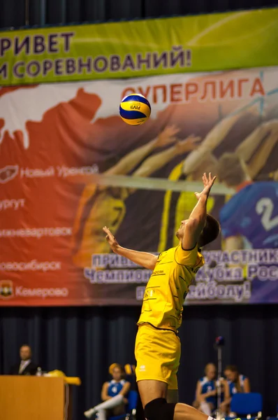 The game of volleyball — Stock Photo, Image