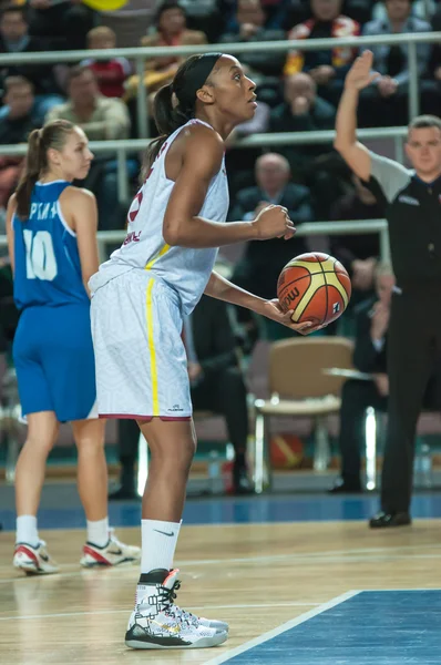 Basketbalwedstrijd — Stockfoto