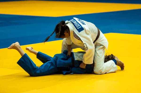 Meisje in Judo — Stockfoto