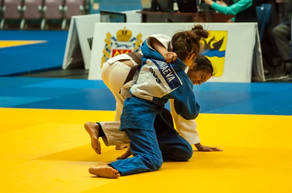 Meisje in Judo — Stockfoto