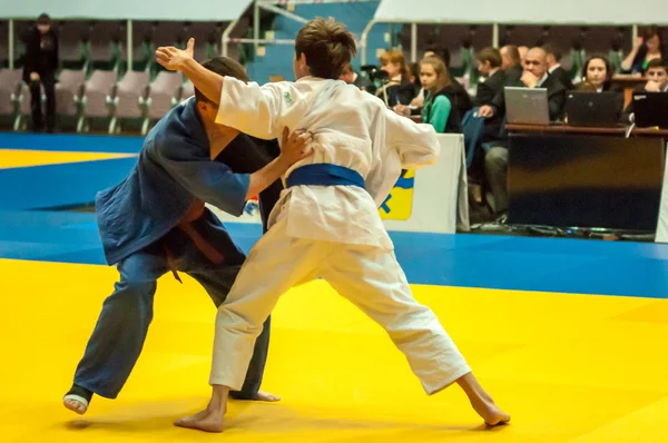 Jóvenes en Judo — Foto de Stock