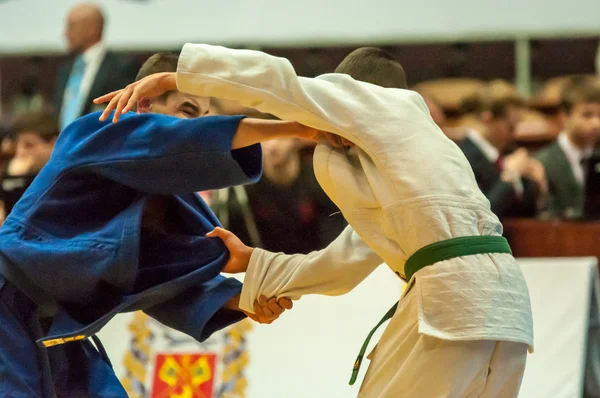 Judo genç erkeklerde — Stok fotoğraf