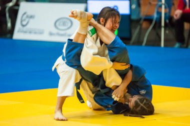 Judo savaşçı kız