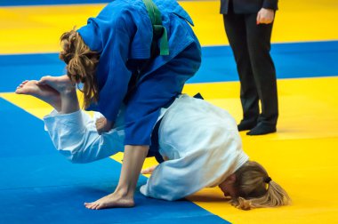 Judo savaşçı kız