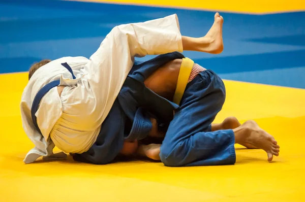 Judo verseny ifjúsági — Stock Fotó