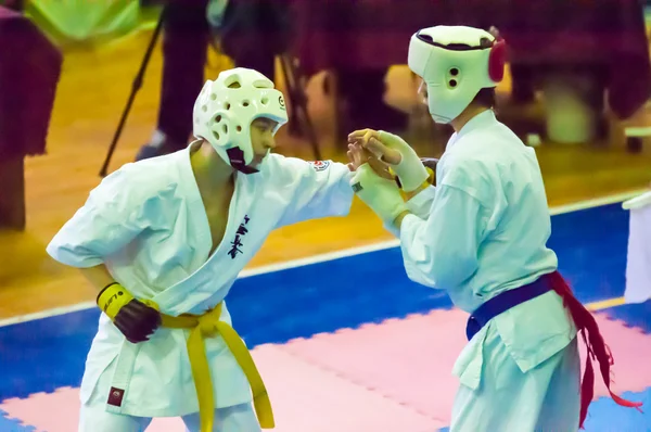 Åben karate turnering kiokusinkaj - Stock-foto