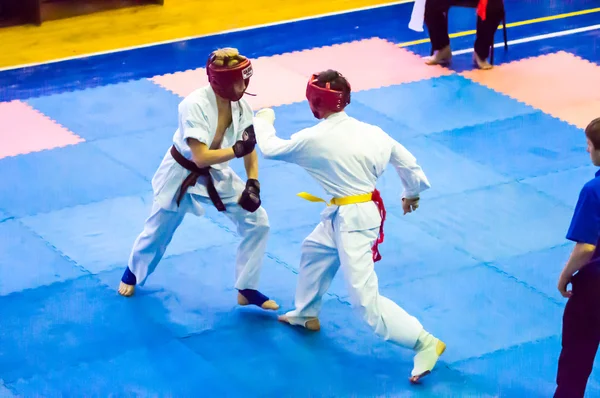 Kiokusinkaj turnieju Open karate — Zdjęcie stockowe