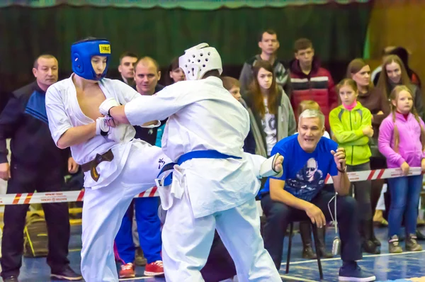 Open karate toernooi kiokusinkaj, — Stockfoto