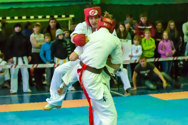 Kiokusinkaj turnieju Open karate, — Zdjęcie stockowe