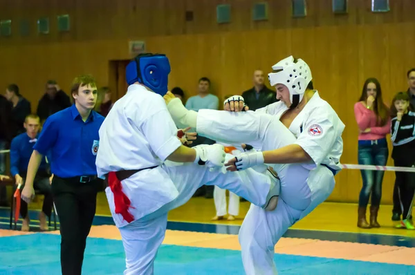 Torneo abierto de karate kiokusinkaj , — Foto de Stock