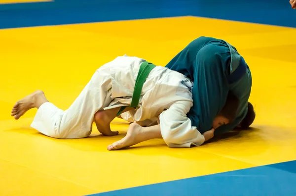 Twee judoka — Stockfoto