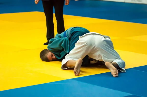 Két judoka — Stock Fotó