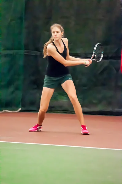 Girl tennis — Stock Photo, Image