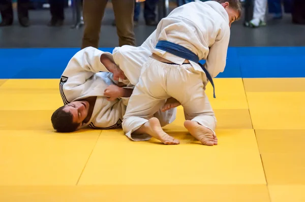 Dois judoca — Fotografia de Stock