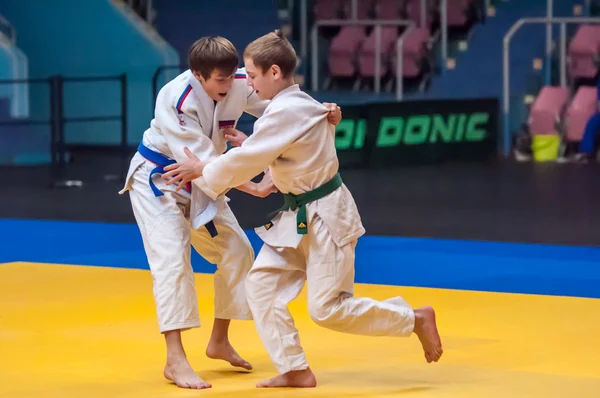 Két judoka — Stock Fotó