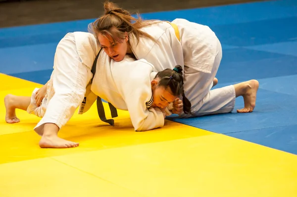 Le duel des deux judokas — Photo
