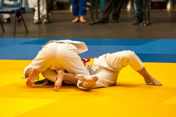 El duelo de los dos judokas —  Fotos de Stock