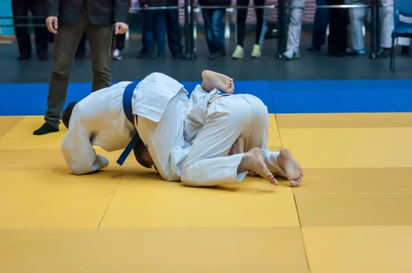 Wedstrijden op Judo — Stockfoto