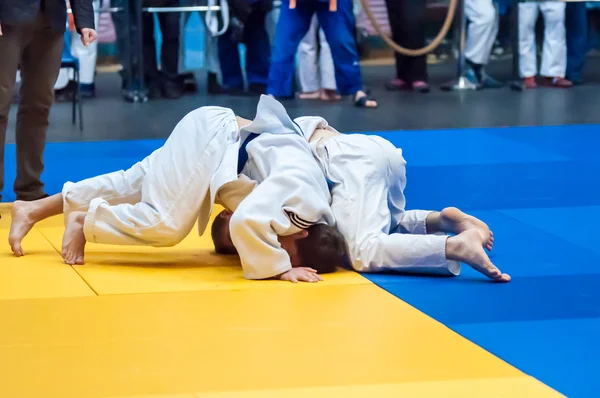 Wedstrijden op Judo — Stockfoto