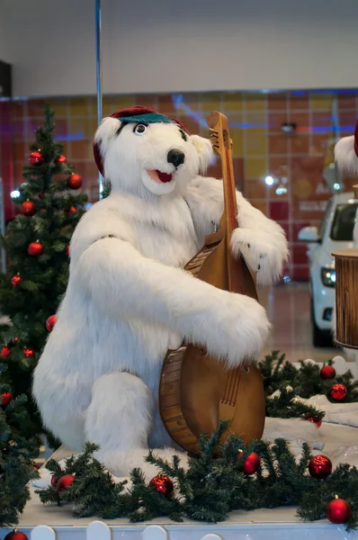 Christmas polar bear — Stock Photo, Image