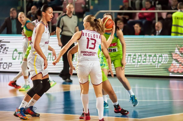 Female basketball competitions — Stock Photo, Image